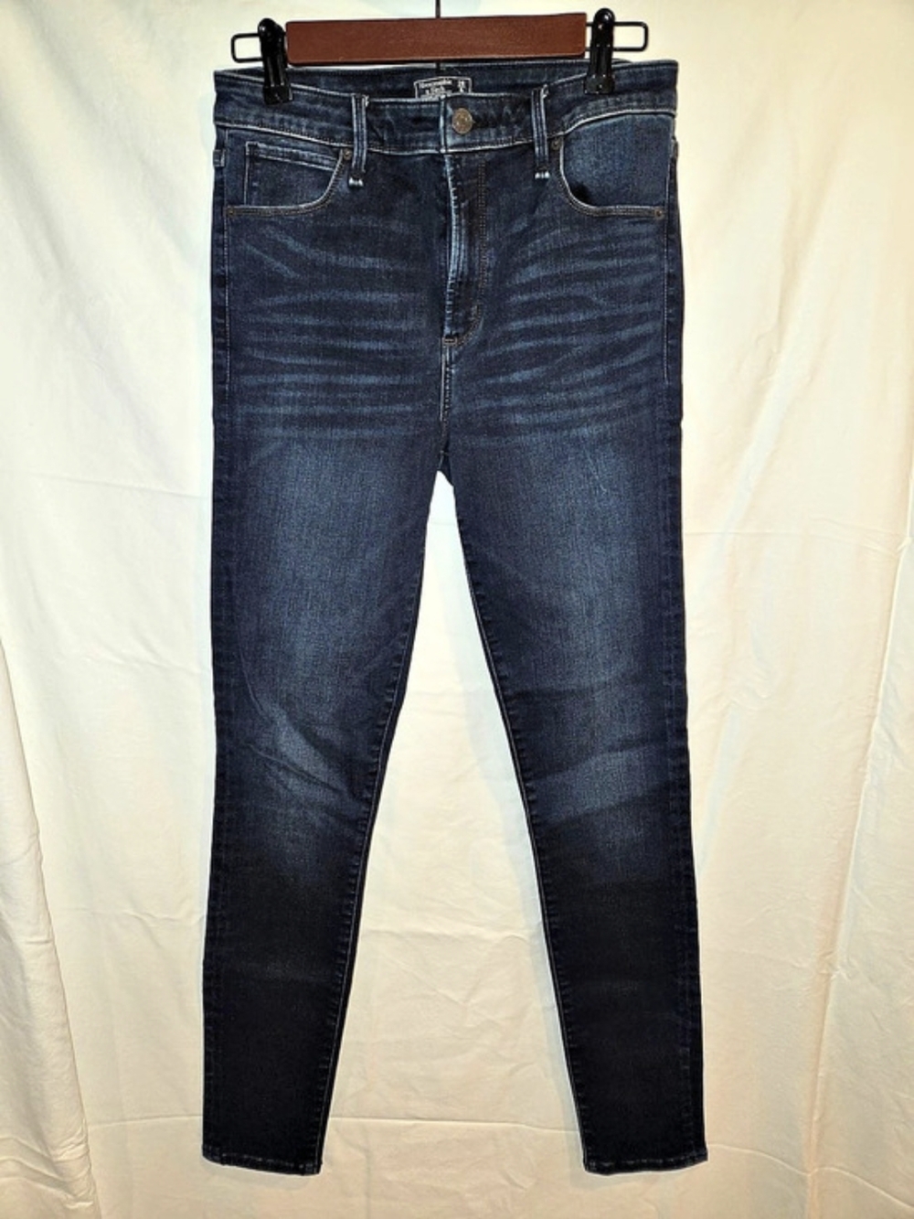 Abercrombie & Fitch Simone High Rise Super Skinny Jeans Blue Waist 28